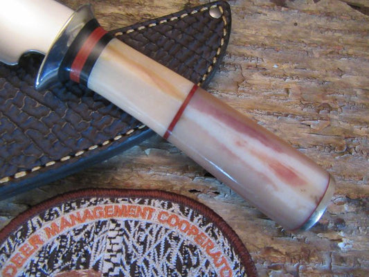 J.Behring Handmade Ivory Deer & Trout