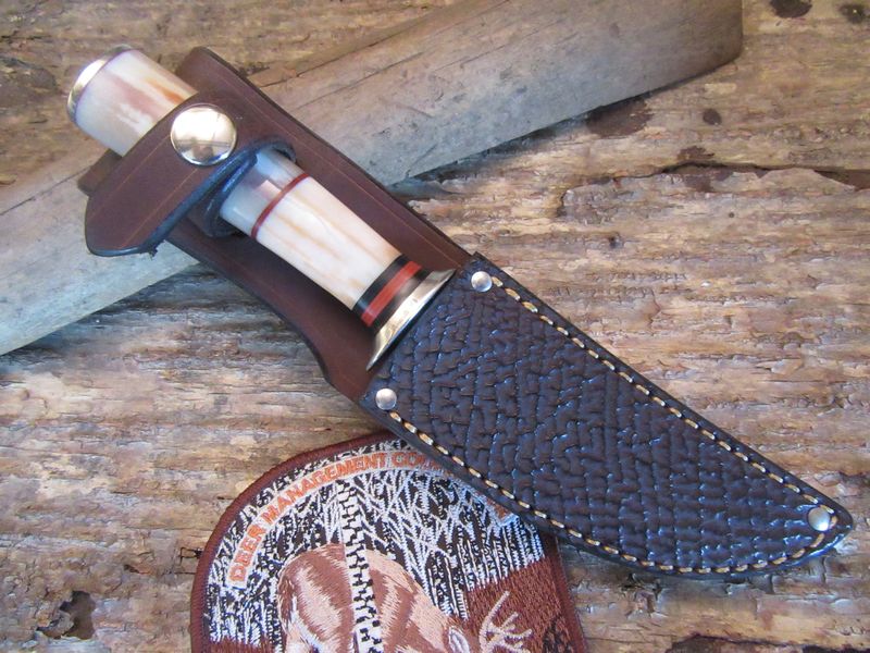 J.Behring Handmade Ivory Deer & Trout