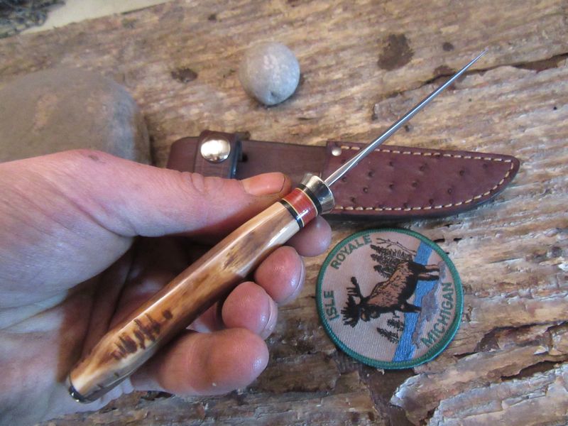 Stainless AEB-L Ivory Trout Knife