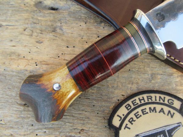 Treeman Knives Hammer Mark Copper Harbor Skinner