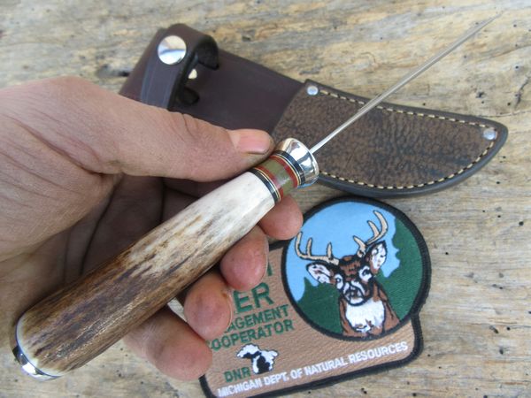 AEB-L Stainless J.Behring Moose Tip Caper.