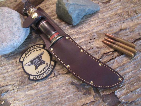 Treeman Knives 6" Woody Style Hunter