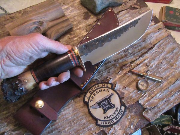 Treeman Knives Big Fat 8" Hammer Mark Fighter