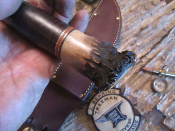 Treeman Knives Big Fat 8" Hammer Mark Fighter