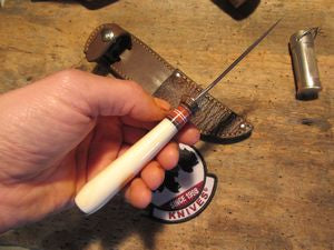 J.Behring Handmade Walrus Ivory Caper