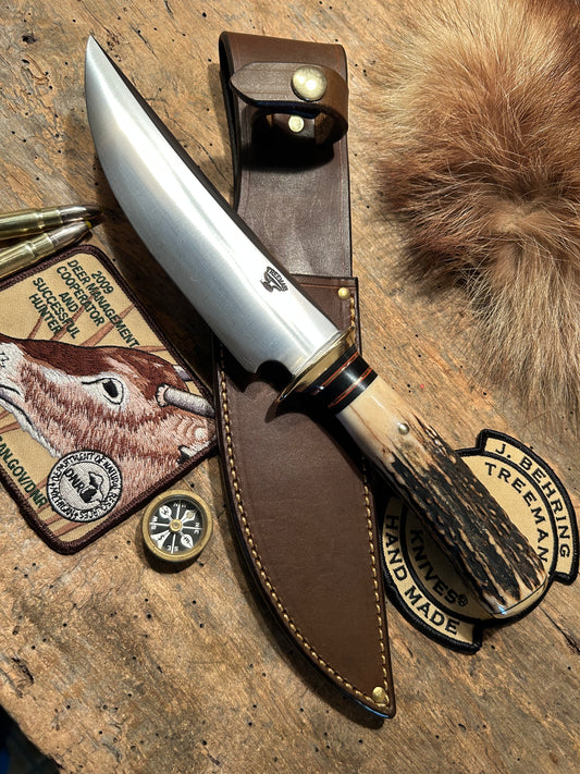 J. Behring Handmade BIG SIX Heavy Duty Hunter  Sambar Stag