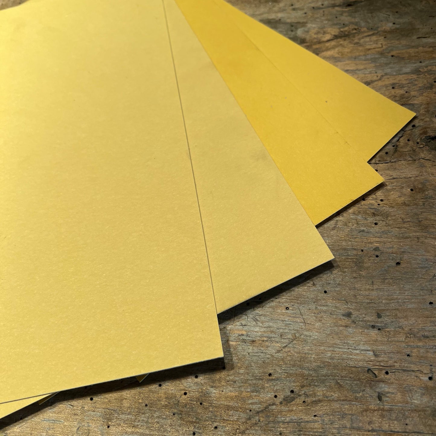 Vintage Yellow "Gold" Vulcanized Fiber