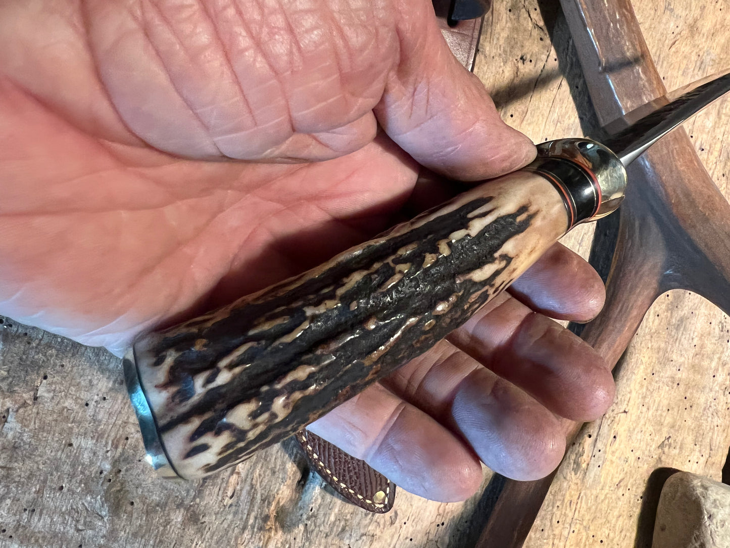 Treeman Stag Hunter Hammermark Primo Stag Shark Sheath