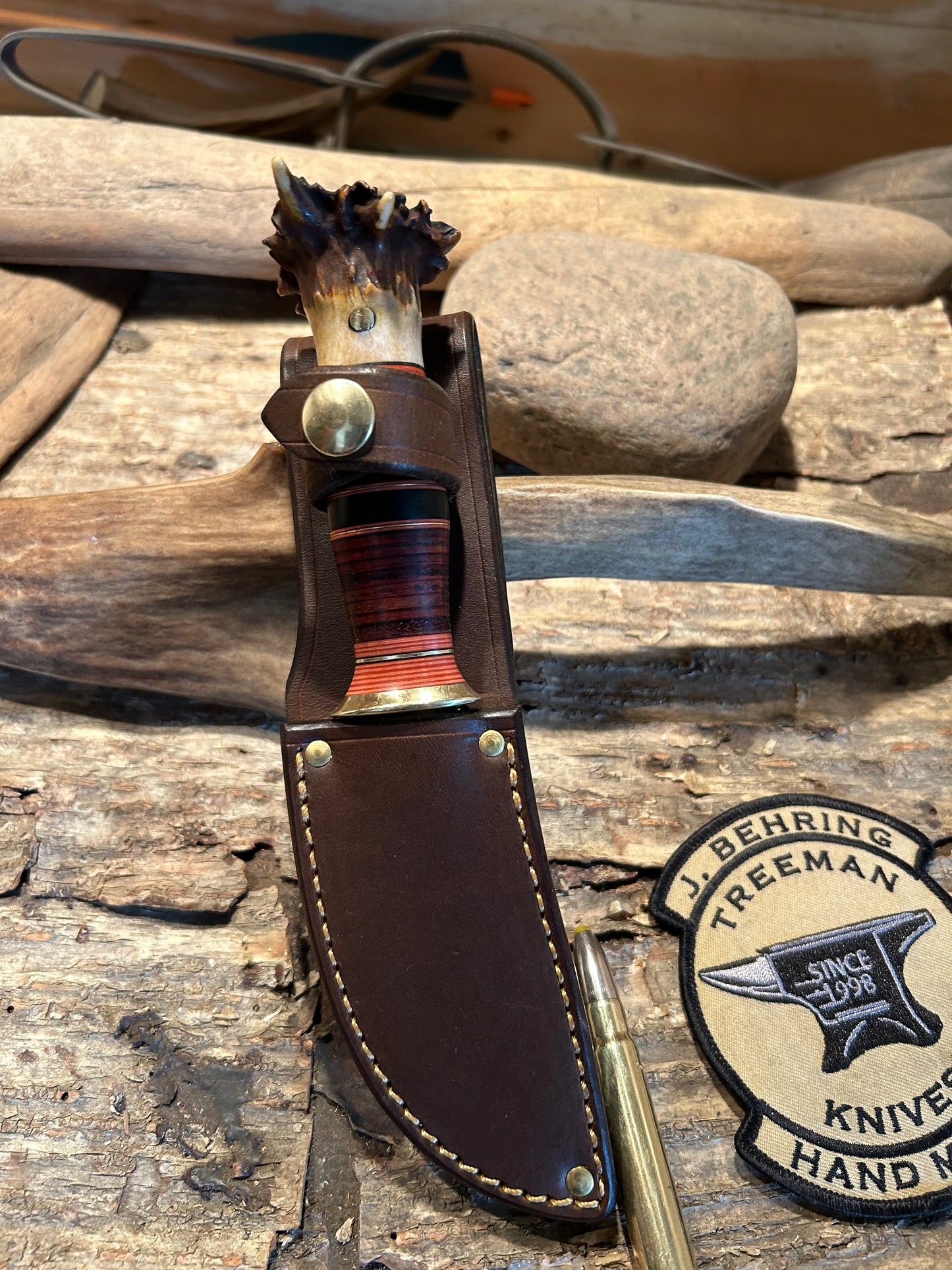 J. Behring Handmade AEB-L Stainless Scagel style Woody