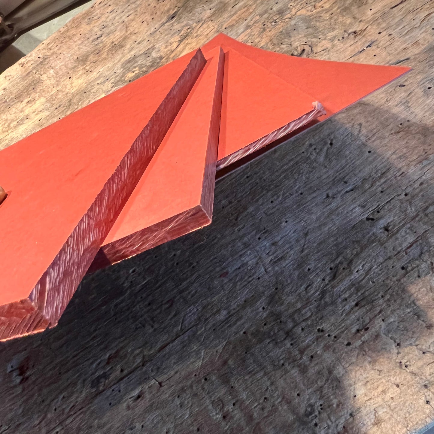 Brick Red Vulcanized Fiber