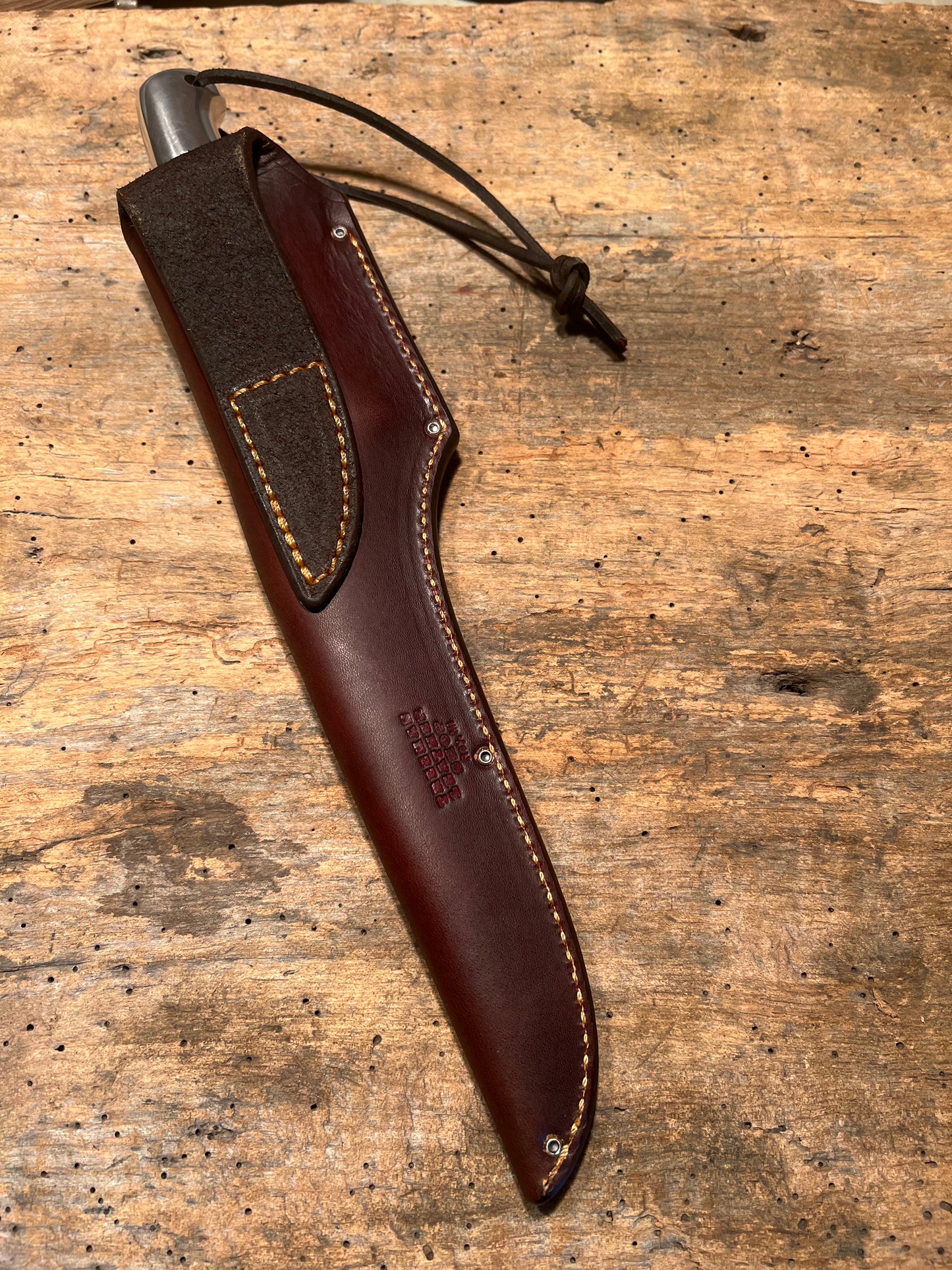 J. Behring Handmade 7" Filet Knife Stag Aluminum AEB-L Stainless