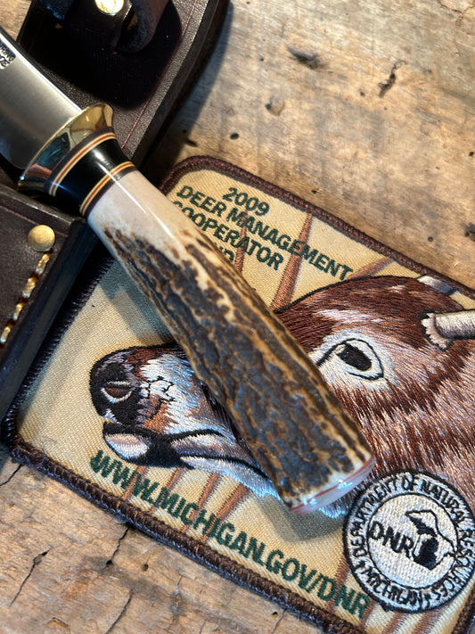 J. Behring Handmade Stag Ox Stainless Trout Knife