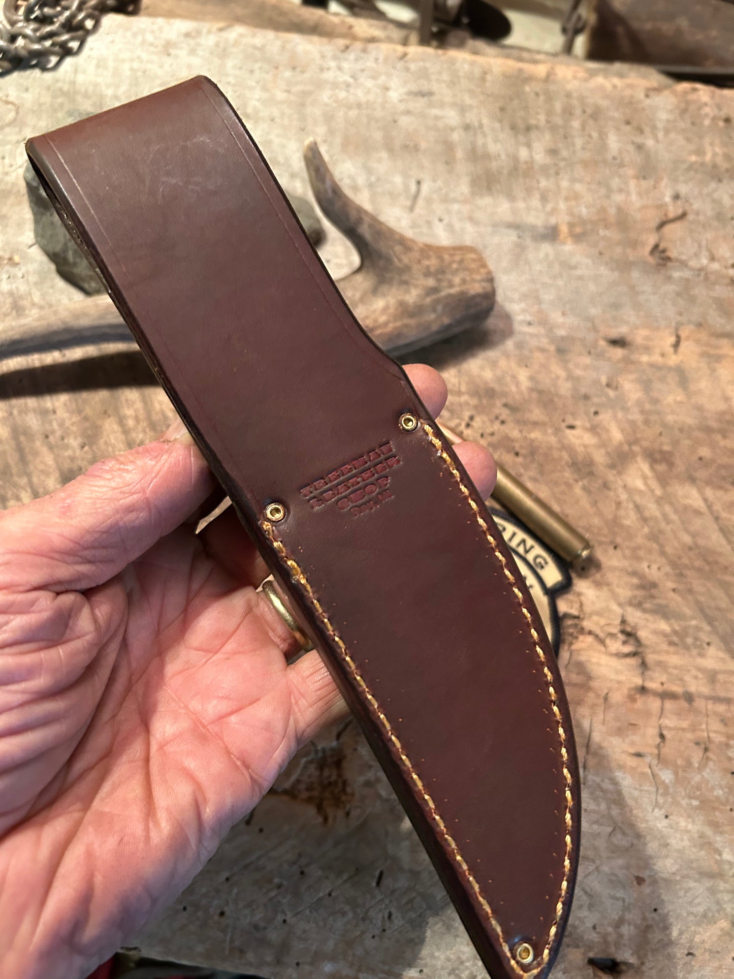 Treeman Deer & Trout Brass HH Crotch Stag