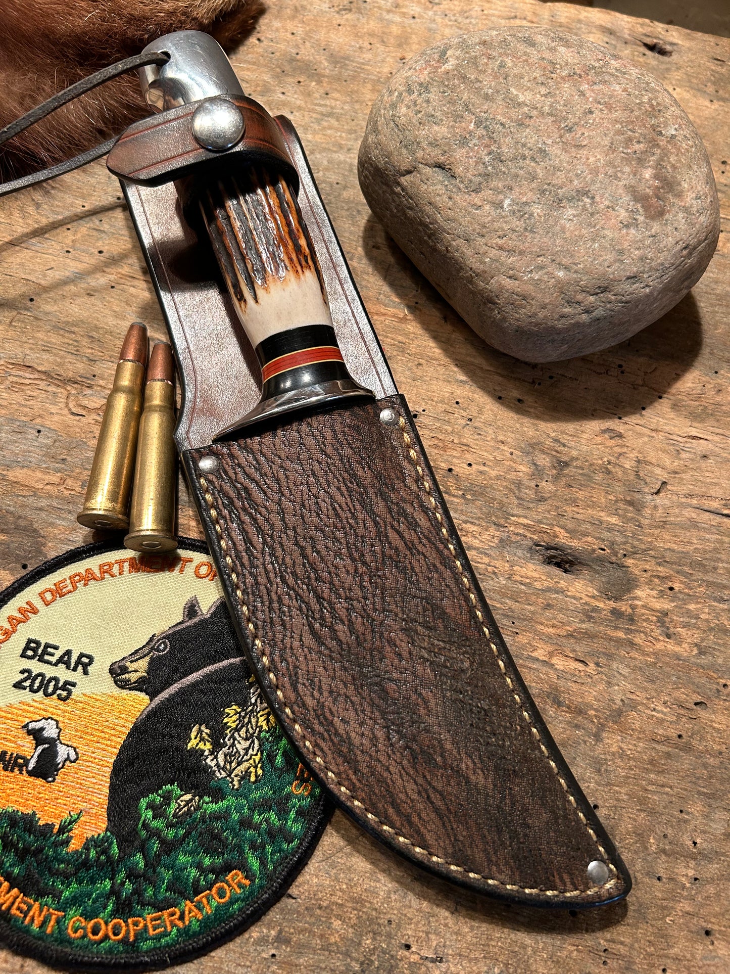 J. Behring Handmade Fox River Hunter Stag Aluminum