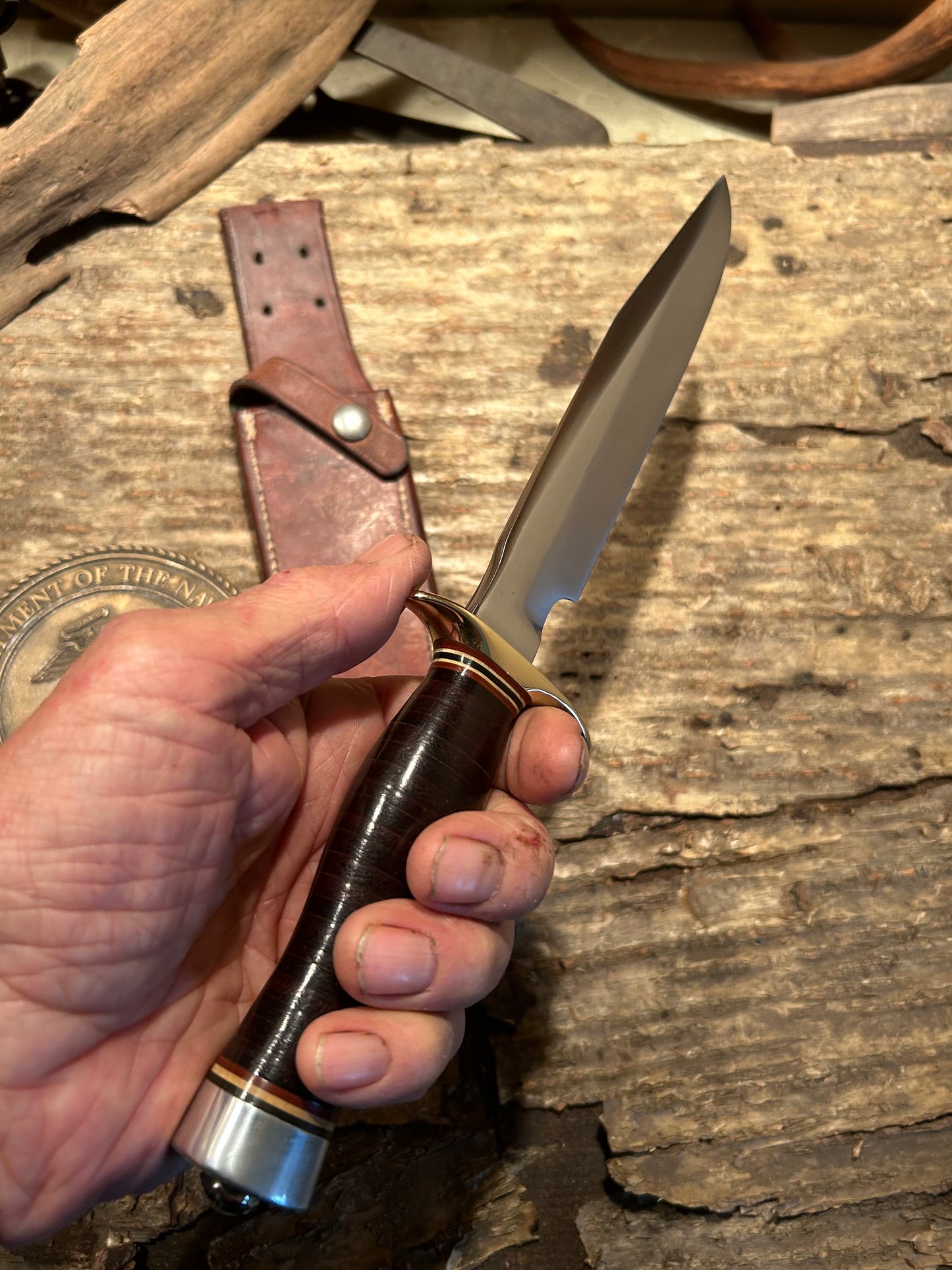 Randall Vintage Model 1-7 1970s Cammando Handle Aluminum Butt Nice !