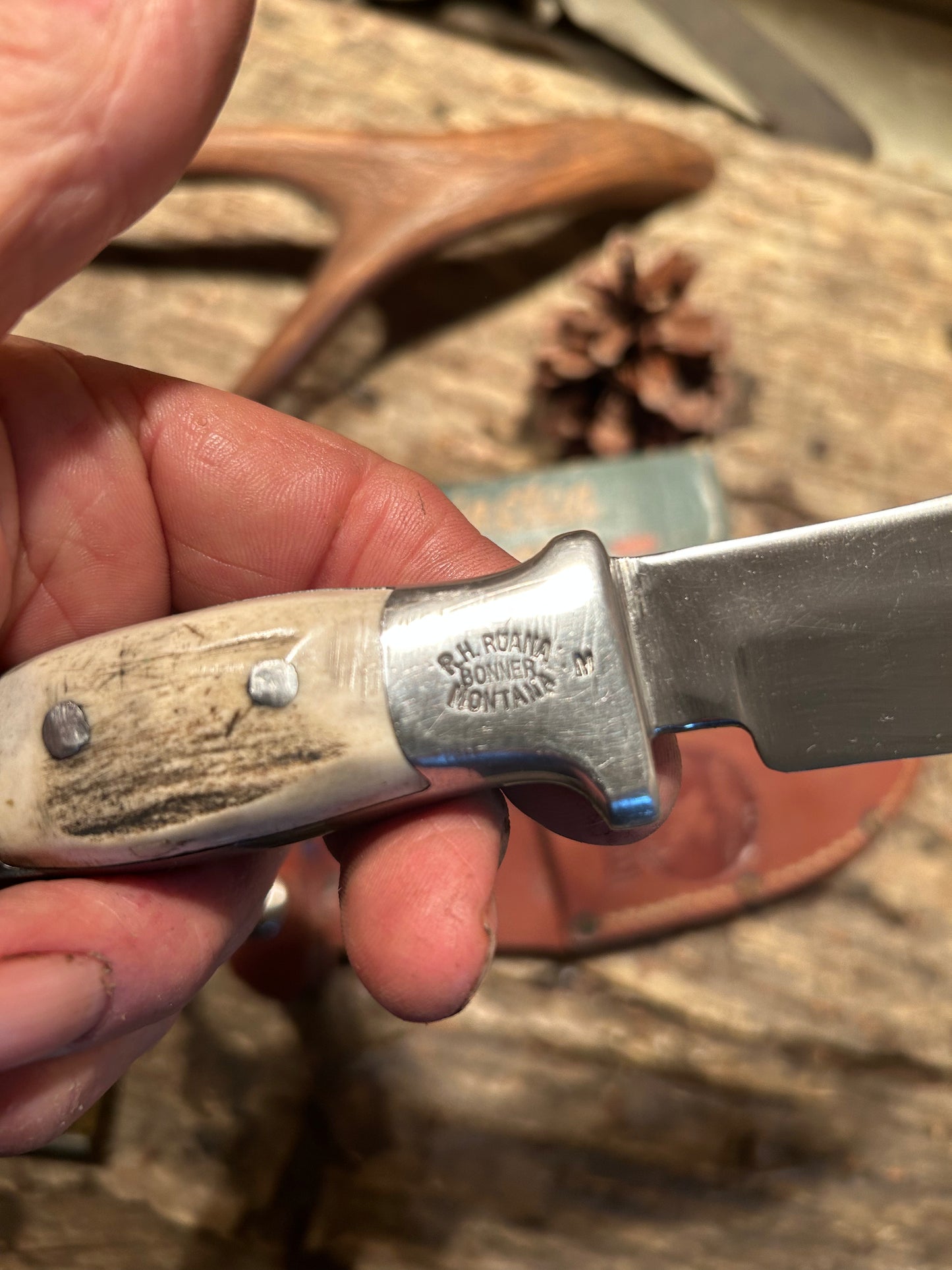 Ruana Vintage M Stamped 13B M stamped