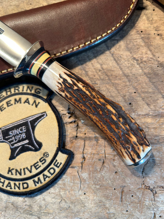 Treeman Stag Deer & Trout AEB-L Stainless 4 3/4" Blade