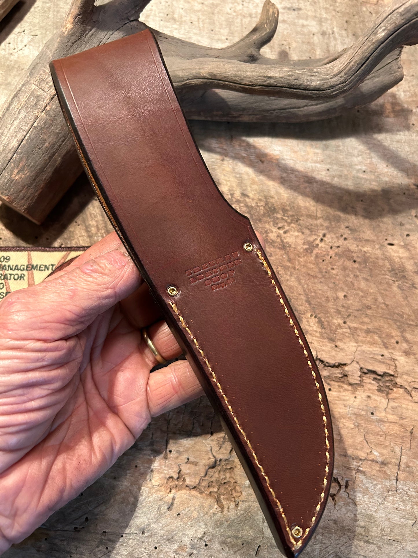 Treeman Deer & Trout Brass Sambar Stag Ivory