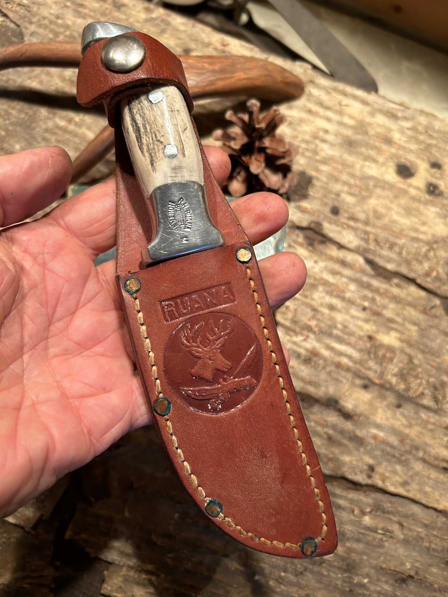 Ruana Vintage M Stamped 13B M stamped