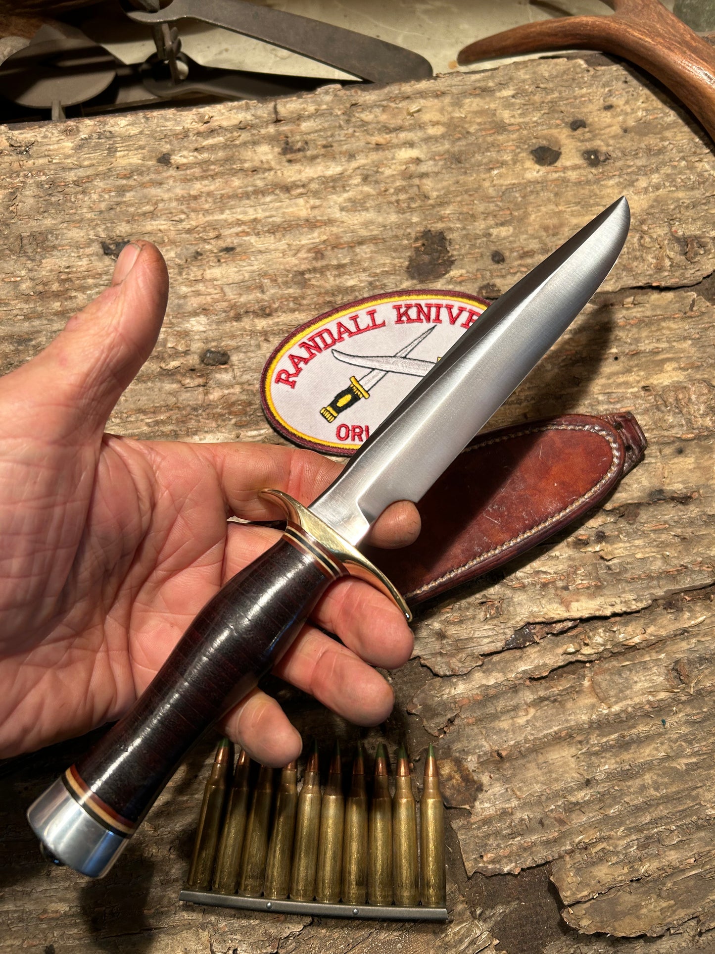 Randall Vintage Model 1-7 1970s Cammando Handle Aluminum Butt Nice !