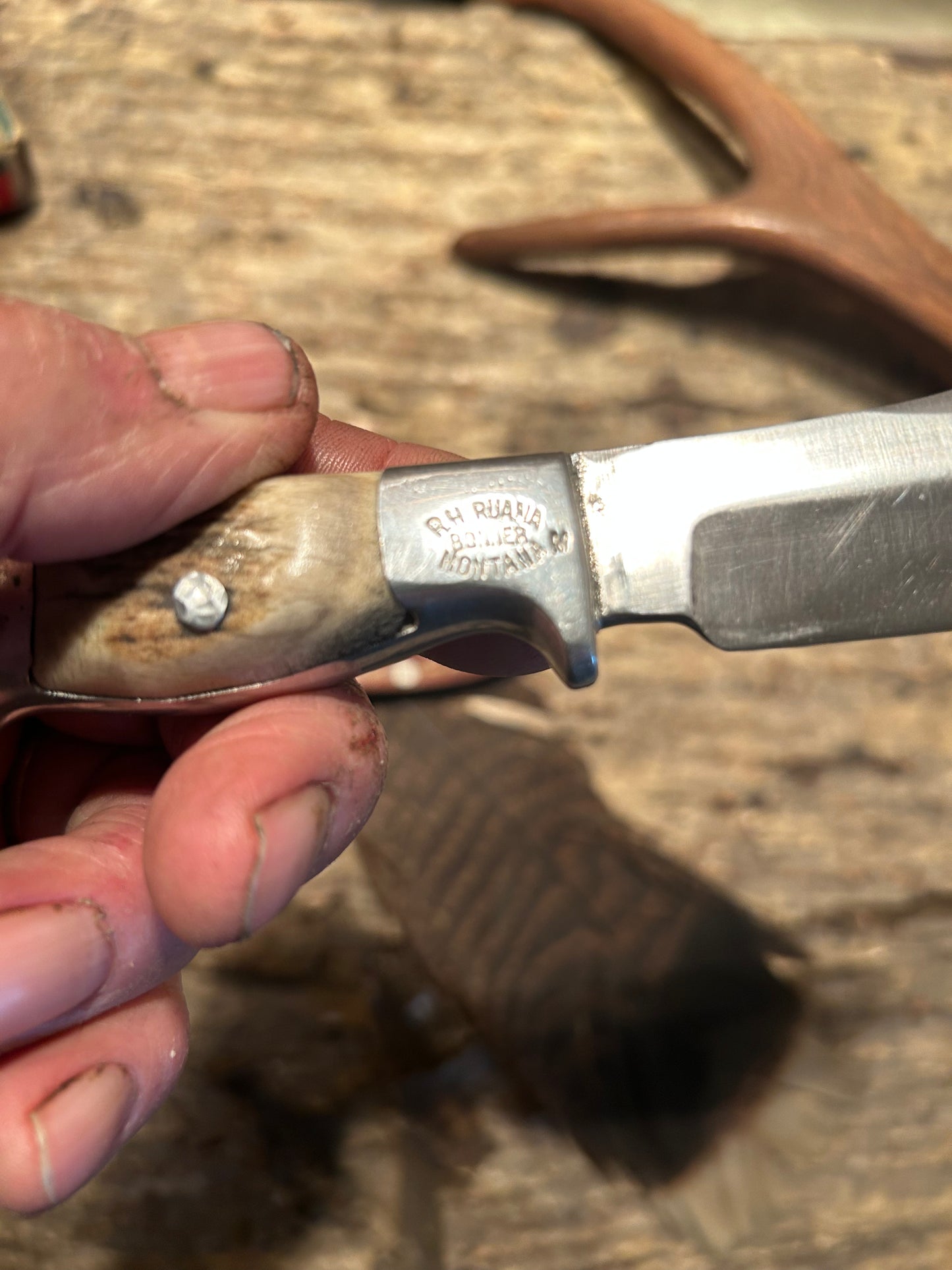 Ruana Vintage 10B Smoke Jumper M Stamped