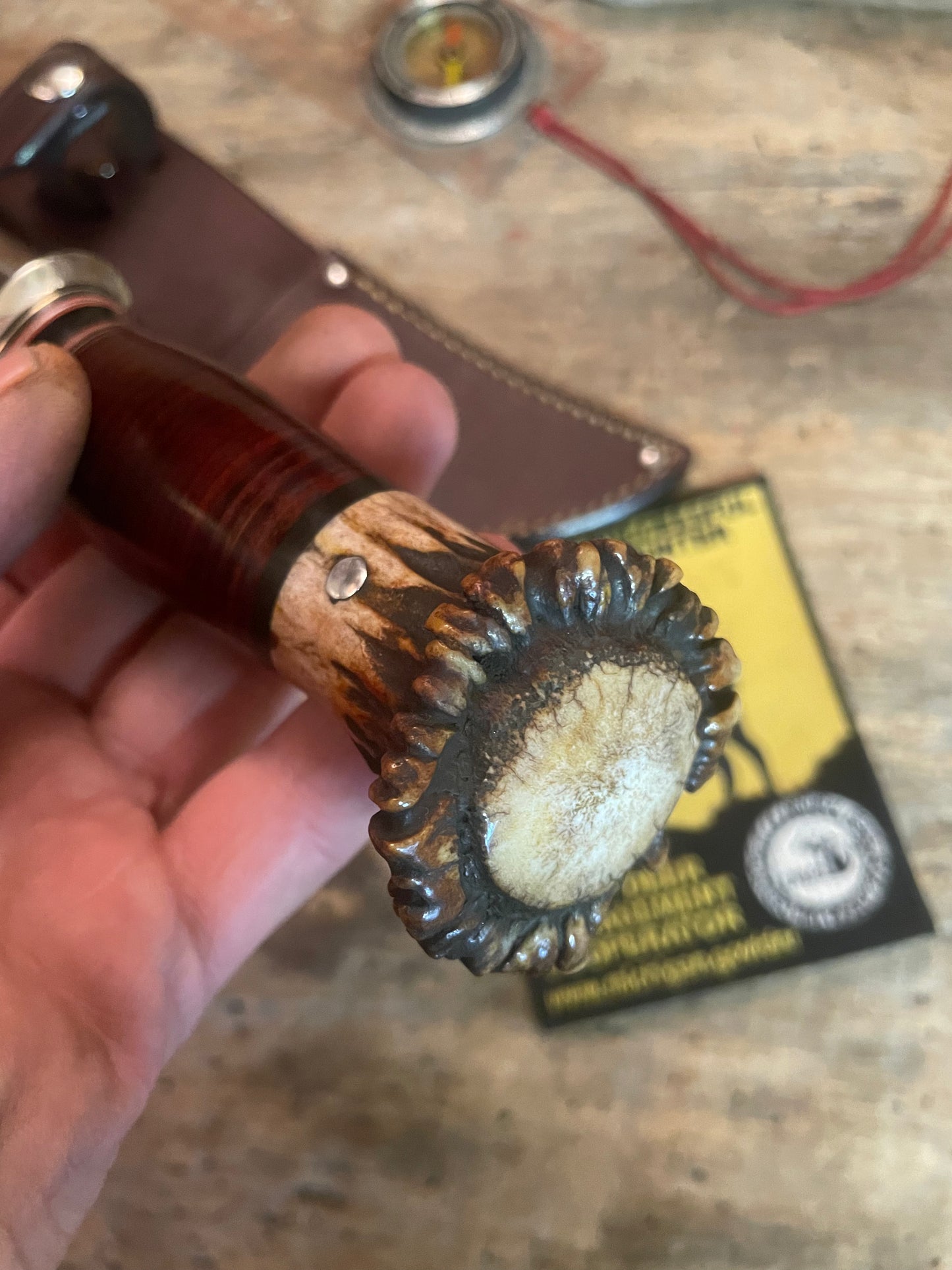 J.Behring Handmade Stainless Michigan Hunter / Skinner