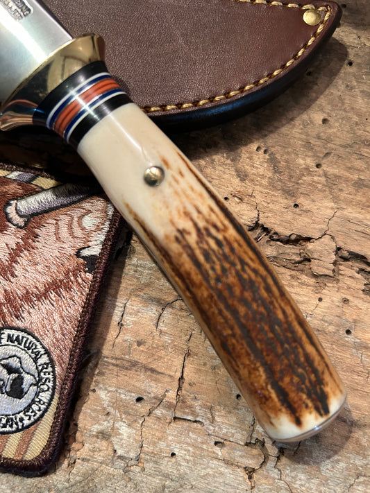 Treeman Deer & Trout Brass Sambar Stag Ivory