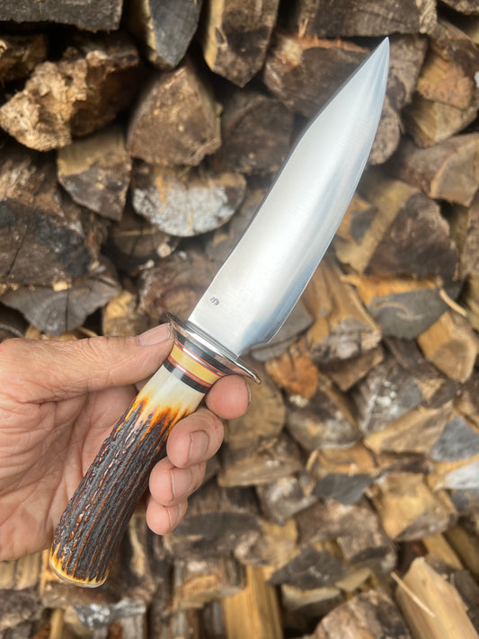 J. Behring Handmade Special lHunter Red Stag AEB-L Stainless