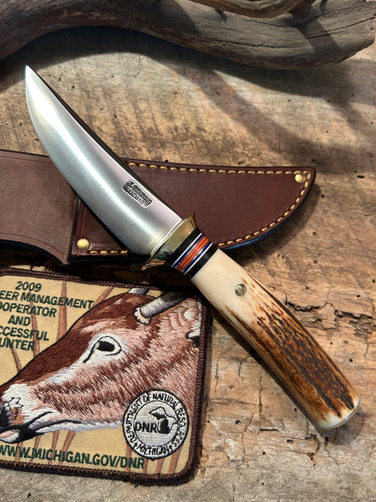 Treeman Deer & Trout Brass Sambar Stag Ivory