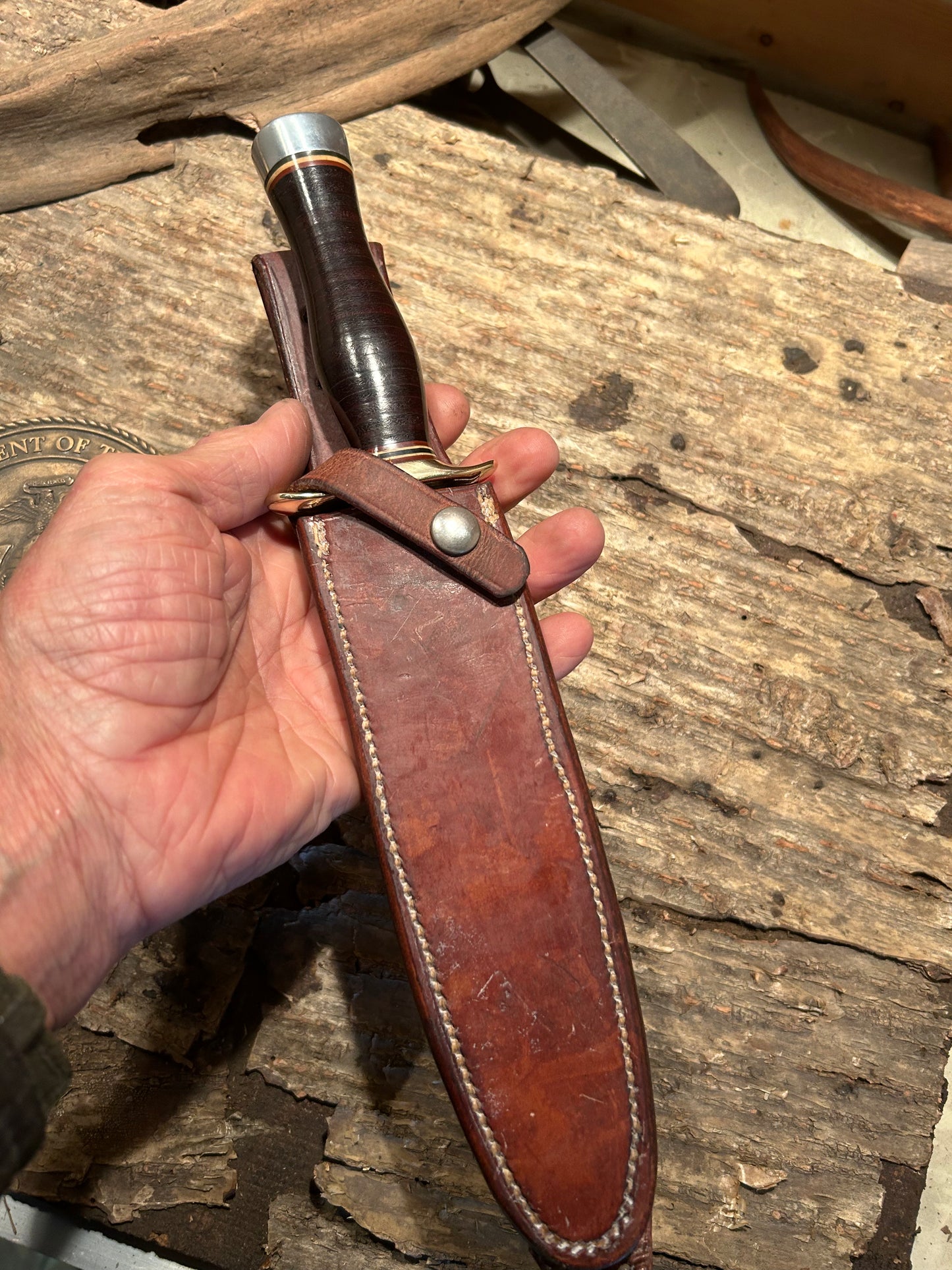 Randall Vintage Model 1-7 1970s Cammando Handle Aluminum Butt Nice !