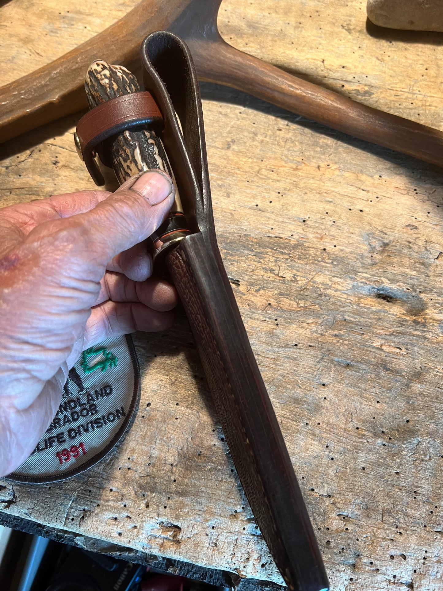 Treeman Stag Hunter Hammermark Primo Stag Shark Sheath