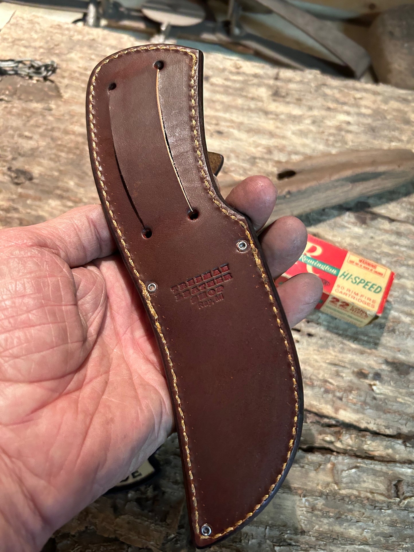 J. Behring Handmade Stainless Skinner Primo Stag