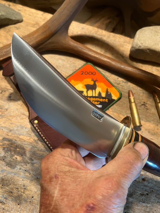 Woodcraft 5 1/2" Blade Super Duty Horsehide Crown Stag