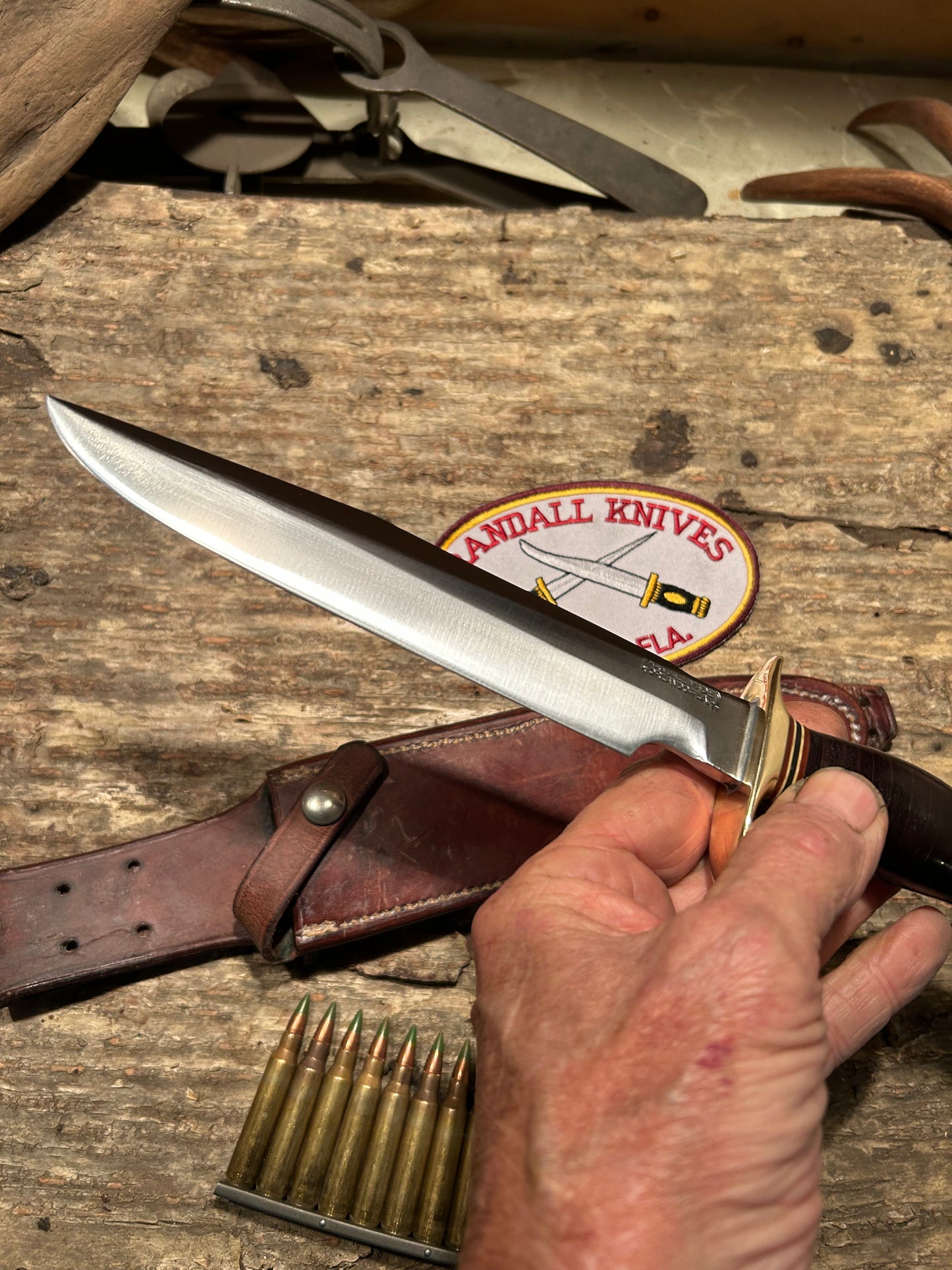 Randall Vintage Model 1-7 1970s Cammando Handle Aluminum Butt Nice !