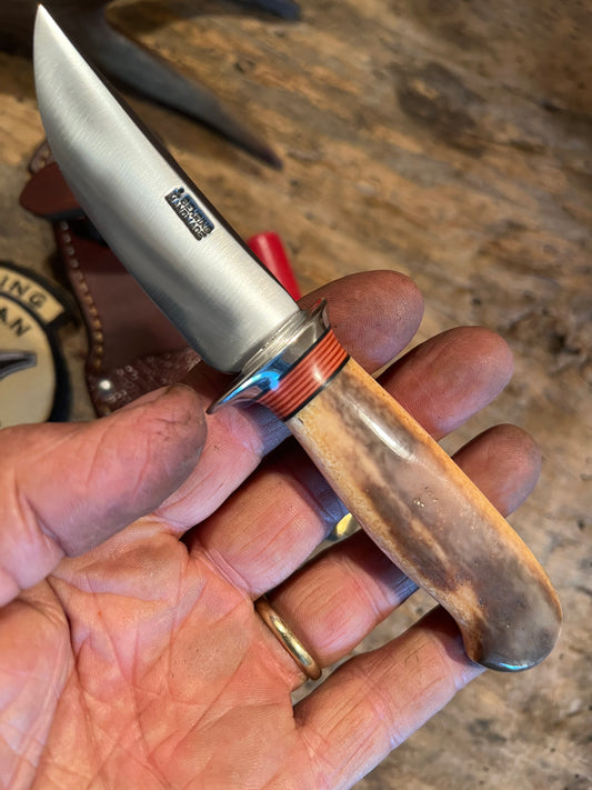 J. Behring Treeman Ivory Caper Ostrich sheath