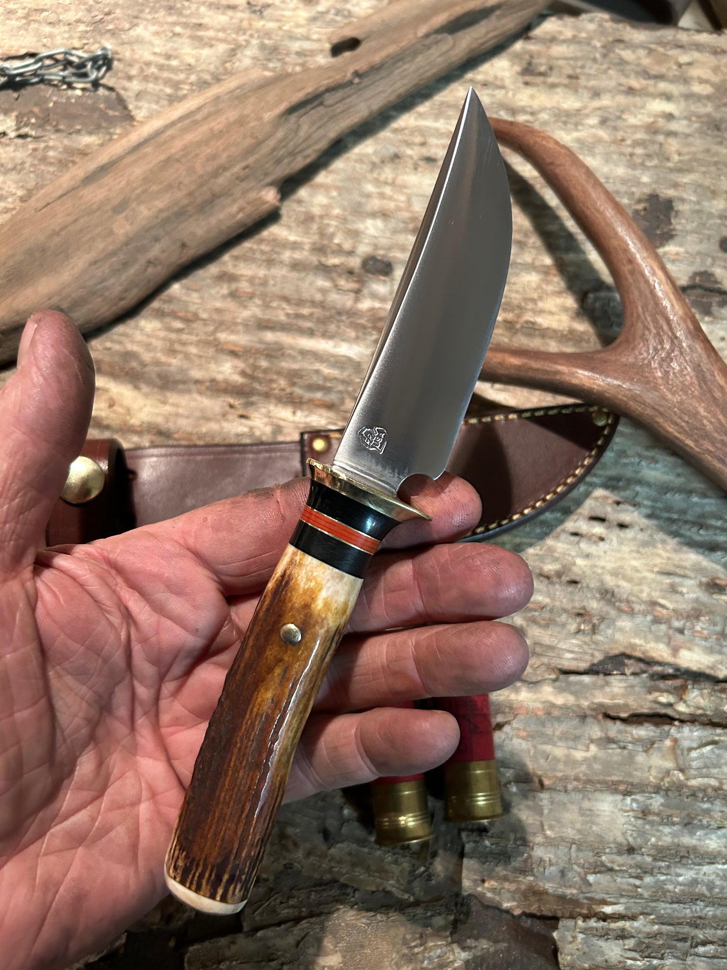 Treeman Deer & Trout 4" Stag Ivory