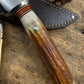 Treeman Deer & Trout 4 1/8" Blade AEBL stainless Sambar stag Mammoth Butt cap NS