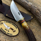 Treeman Fox River Hunter Pop's Pro Cut Steel , AAA Sambar Stag Brass
