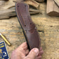 Treeman Must Ox South Dakota Caper Flat Grind Ostrich Sheath