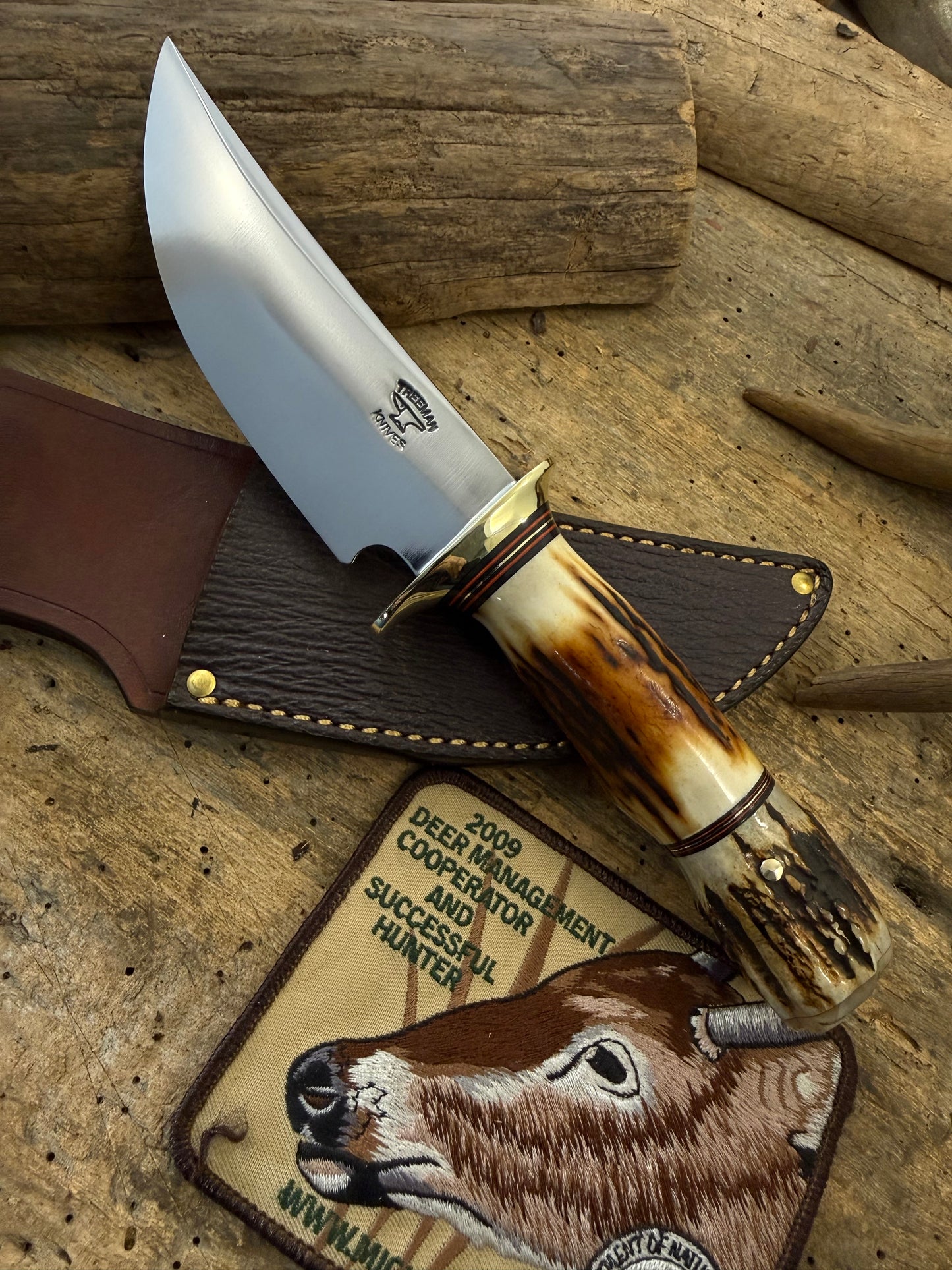 Treeman Big Bay Hunter 5" Stag Stag Sheep Horn