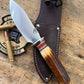 Treeman Special Hinter 4 1/4" AEB-L stainless Nickel Guard 120 Year old German Stag Ivory butt cap