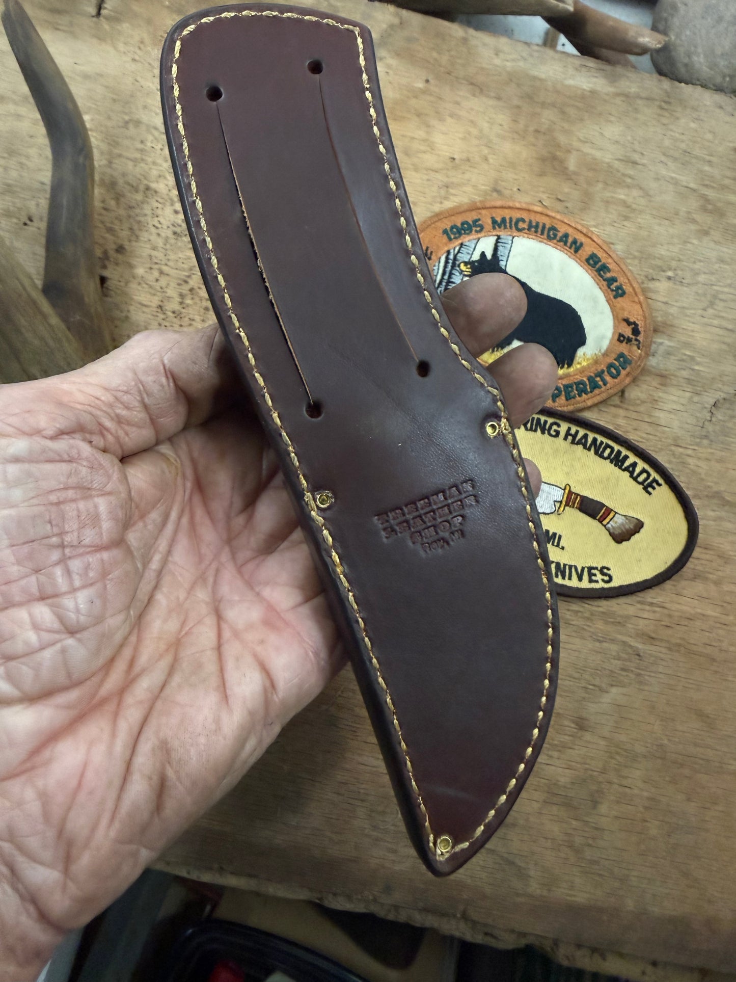 Treeman South Dakota Caper  Sambar Stag Ivory Butt Cap