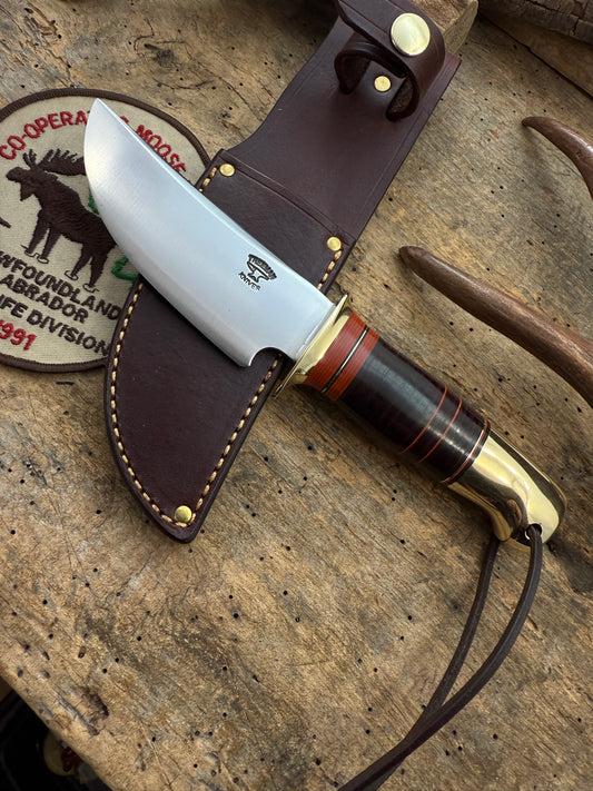 Iron Mountain Hunter DBL Brass Horse Hide Rare !