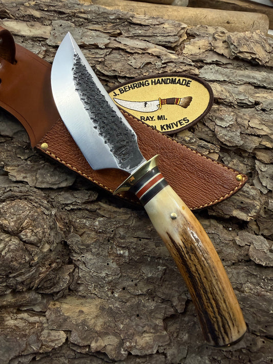 Treeman Semi Skinner Heavy Duty Hammer Marked 5 1/2" Blade Primo Sambar Stag