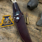 Model 1 - 6" Fighter Nickel Horse Hide Crotch Stag