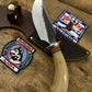 Treeman Musk Ox Semi Skinner Hammer mark Elephant Hide Sheath