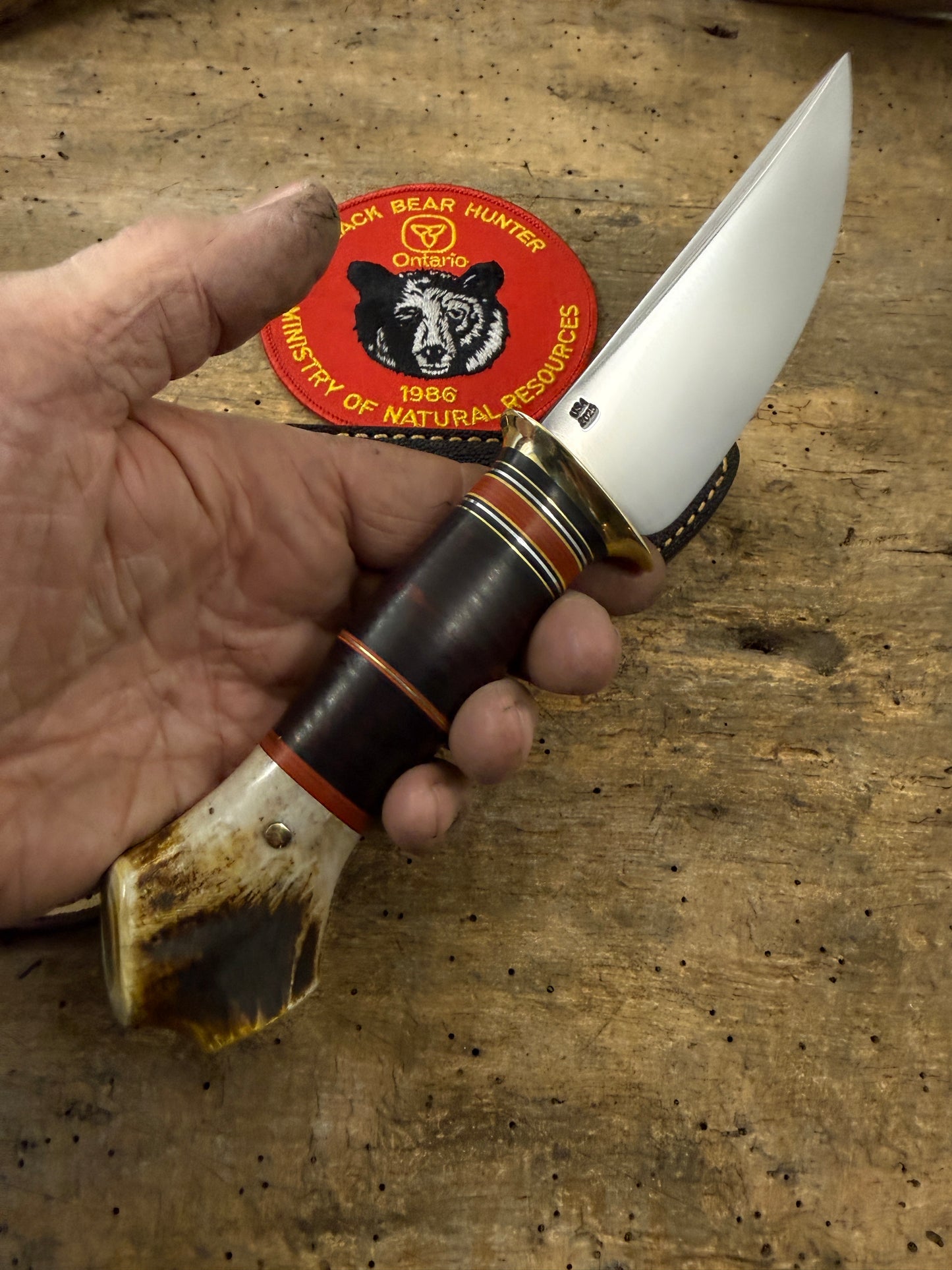 Treeman Pro Cut Iron Mt Hunter Horse Hide Crotch Stag Elephant Ear Sheath