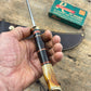 Treeman Big Six Hunter Horse Hide Crotch  Stag Butt  Brass caps
