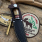 Trout 3.5" AEB-L Razor Blade Steel Moose Horn Mammoth Ivory Shark