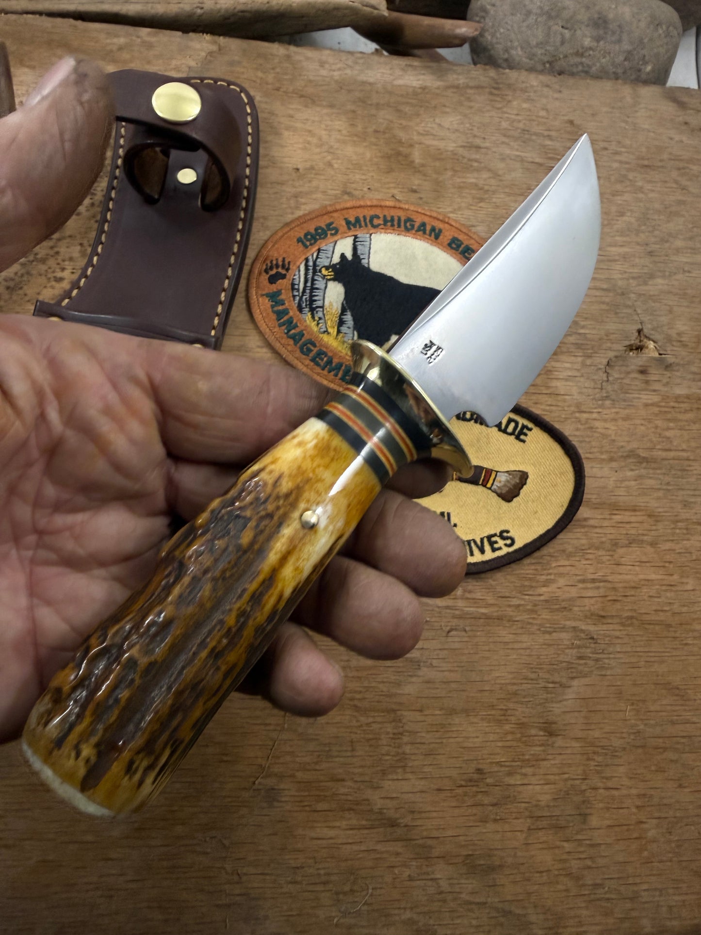 Treeman South Dakota Caper  Sambar Stag Ivory Butt Cap